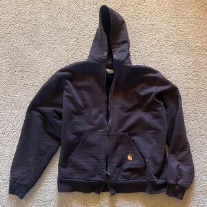 Carhartt Maroon Zip Up Jacket